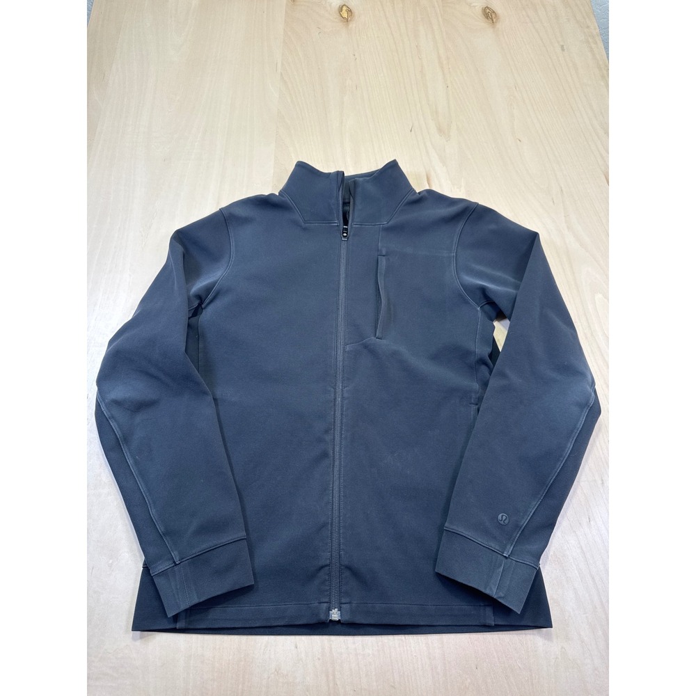 Lululemon Sojourn Jacket Men's Size XS Black Full Zip‎ Sweat Wicking